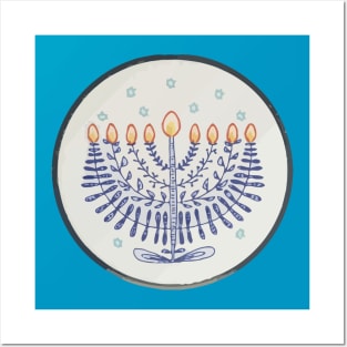 Menorah Posters and Art